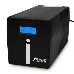 Источник бесперебойного питания PowerMan Smart Sine 1000 black (Pure Sine Wave/LCD Display/USB/Software/RJ11/45), фото 2