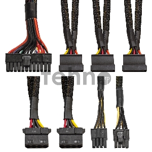 Блок питания 750W ExeGate XP750 (ATX, PC, 12cm fan, 24pin, 4+4pin, 2xPCI-E, 3xSATA, 3xIDE, black, кабель 220V в комплекте)