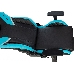 Кресло игровое Knight Thunder 5X черный/голубой эко.кожа крестов. металл, фото 21