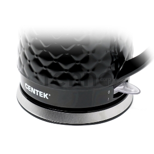 Чайник электрический Centek CT-0061 Black 2.0л, 2000W, чёрная керамика, рельефный корпус