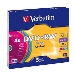 Диск DVD+RW Verbatim 4.7Gb 4x Slim case (5шт) Color (43297), фото 2