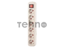 Колодка удлинителя 6-м с заземл. с выкл. Lezard 720-0600-602