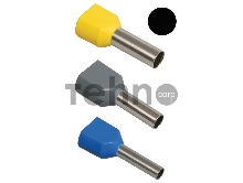 Наконечник-гильза IEK НГИ2 6,0-14 (черный, 20шт)