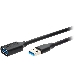 Кабель удлинительный USB3.0 Am-Af 3m Telecom черный (TUS708-3M), фото 6