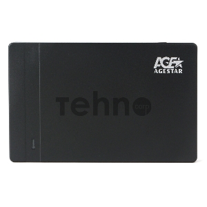 Внешний корпус USB 3.0 AgeStar 3UB2P3C (BLACK), безвинтовой, черный Внешний корпус USB 3.0 AgeStar 3UB2P3C (BLACK), безвинтовой, черный