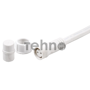 Гирлянда LED Galaxy Bulb String 10м, белый КАУЧУК, 30 ламп*6 LED ТЕПЛЫЙ БЕЛЫЙ, влагостойкая IP65