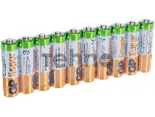 Алкалиновые батарейки GP Super Alkaline 15А АA - 10 шт. в спайке
