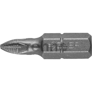 Бита ЗУБР МАСТЕР 26003-1-25-2  кованая CrMo C 1/4 PZ1 25мм 2шт