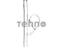 Зубр Хомуты нейлоновые белые 7,6x300мм, 100шт 309010-76-300