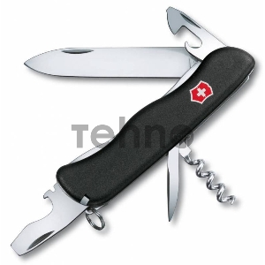 Нож перочинный Victorinox Nomad (0.8353.3) 111мм 11функций черный карт.коробка Нож перочинный Victorinox Nomad (0.8353.3) 111мм 11функций черный карт.коробка