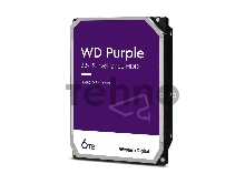 Жесткий диск Western Digital Original SATA-III 6Tb WD63PURZ Video Streaming Purple (5640rpm) 256Mb 3.5