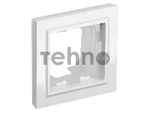 Рамка 1-мест. IEK BRITE IP44 РУ-1-БрБ-44 бел.