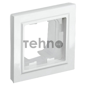Рамка 1-мест. IEK BRITE IP44 РУ-1-БрБ-44 бел.