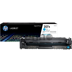 Тонер картридж HP 207X лазерный голубой (2450 стр)