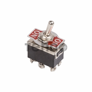 Тумблер 250V 15А (6c) ON-(ON) двухполюсный REXANT Тумблер 250V 15А (6c) ON-(ON) двухполюсный REXANT