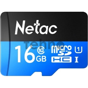 Флеш карта microSDHC 16GB Netac P500 <NT02P500STN-016G-R> (с SD адаптером) 80MB/s Флеш карта microSDHC 16GB Netac P500 <NT02P500STN-016G-R> (с SD адаптером) 80MB/s
