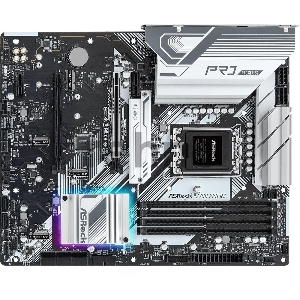 Материнская плата ASRock Z790 PRO RS, Socket 1700, Intel®Z790, 4xDDR5-4800, HDMI+DP, 2xPCI-Ex16, 2xPCI-Ex1, 8xSATA3(RAID 0/1/5/10), 4xM.2, 8 Ch Audio, 1x2.5GLan, (4+4)xUSB2.0, (3+4)xUSB3.2, (1+1)xUSB3.2 Type-C™, ATX, 1xPS/2,  RTL {}