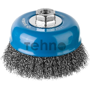 Кордщетка ЗУБР 35261-125_z02  чашечная для ушм витая стальная проволока 0.3мм 125ммхм14