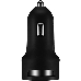 Сетевой адаптер CANYON Universal 2xUSB car adapter, Input 12V-24V, Output 5V-2.4A, with Smart IC, black rubber coating with silver electroplated ring, 59.5*28.7*28.7mm, 0.019kg, фото 3