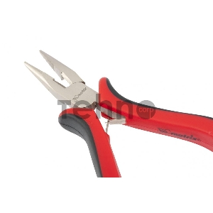 Утконосы MATRIX 17810  длинногубцы mini 130мм Ni прямые авторазжим двухкомпонентные рукоятки