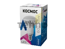 Лампа светодиодная LED R50 8Вт 220В E14 3000К Космос Lksm_LED8wR50E1430