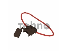 Держатель предохранителя типа стандарт прямоугольный черный REXANT