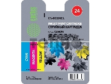Картридж струйный Cactus CS-BCI24CL цветной для Canon S200/ S200x/ S300/ S330/ S330 Photo (12,6ml)