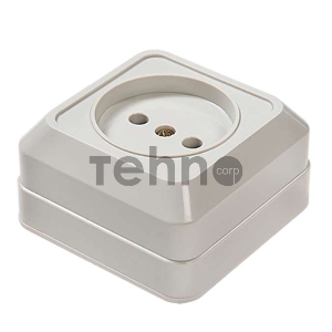 Розетка 1-м BOLLETO накл. 7022 бел. ASD / IN HOME 4680005959785