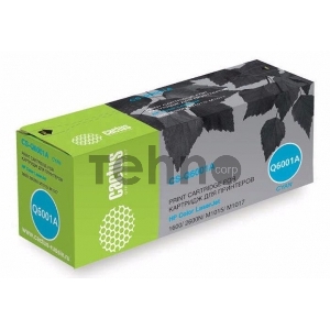 Тонер Картридж Cactus CS-Q6001A голубой для HP 1600/2600N/M1015/M1017(2000стр.)