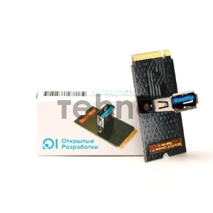 Переходник с разъёма M2 Open-Dev M2-PCI-E-RISER (NGFF) на разъём райзера USB 3.0. Длина 42мм