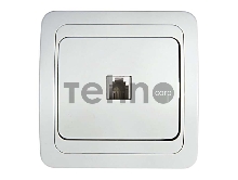 Розетка телефонная CLASSICO 2034 бел. ASD / IN HOME 4690612000404