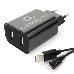 Адаптер питания Cablexpert MP3A-PC-36 USB 2 порта, 2.4A, черный + кабель 1м lightning, фото 3