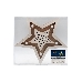 Деревянная фигура с подсветкой «Звезда двойная» 30х4х30 см, фото 2