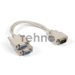 Кабель-разветвитель  Exegate EX284939RUS ExeGate EX-CC-VGA-15M2x15F-0.3 (монитор - 2xSVGA card, 15M/2x15F, 0,3м)