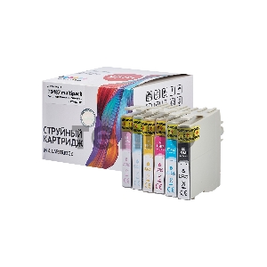 Набор струйных картриджей Sakura C13T04874010 (T0487-T0481/ T0482/ T0483/ T0484/ T0485/ T0486) для Epson, мультипак, 16 мл., 460 к.