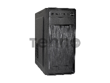 Корпус Miditower ExeGate XP-332 Black, ATX, <XP450, Black,120mm>, 2*USB, Audio