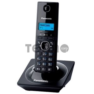 Телефон Panasonic KX-TG1711RUB (черный) {АОН, Caller ID,12 мелодий звонка,подсветка дисплея,поиск трубки}