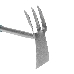 Мотыжка комбинированная 3 витых зубца с металлической ручкой ЧЕТЫРЕ СЕЗОНА, фото 5