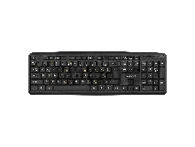 Клавиатура ExeGate EX293971RUS LY-331S (USB, полноразмерная, влагозащищенная, 104кл., Enter большой, длина кабеля 1,7м, черная, RTL)