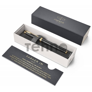 Ручка перьевая Parker IM Premium F323 (1931646) Black GT F перо сталь нержавеющая подар.кор. Ручка перьевая Parker IM Premium F323 (1931646) Black GT F перо сталь нержавеющая подар.кор.