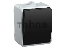 Выключатель 1-кл. ОП ФОРС 10А 250В IP54 ВС20-1-0-ФСр ИЭК EVS10-K03-10-54-DC