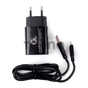 Адаптер питания Cablexpert MP3A-PC-36 USB 2 порта, 2.4A, черный + кабель 1м lightning Адаптер питания Cablexpert MP3A-PC-36 USB 2 порта, 2.4A, черный + кабель 1м lightning
