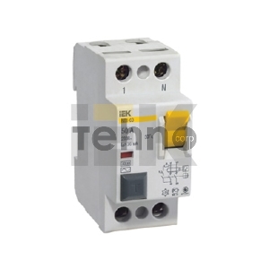 Выключатель дифференциального тока (УЗО) 2п 50А 100мА тип AC ВД1-63 ИЭК MDV10-2-050-100