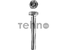 Болт ГОСТ 7798-70, M20 x 160 мм, 5 кг, кл. пр. 5.8, оцинкованный, ЗУБР