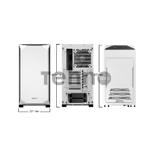Корпус be quiet! PURE BASE 500 WHITE WINDOW / ATX, tempered glass side panel / 2x Pure Wings 2 140mm / BGW35