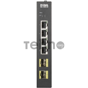 Коммутатор D-Link DIS-100G-6S DIS-100G-6S/A 4G 2SFP неуправляемый