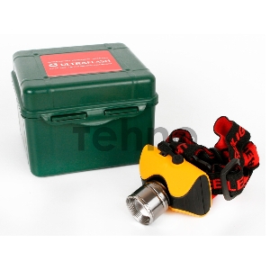 Фонарь ULTRAFLASH E157  налоб аккум 220в желтый cree 3 ватт фокус 3 реж пласт бокс