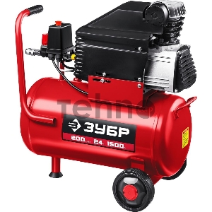 Компрессор воздушный безмасляный, 200 л/мин, 24 л, 1500 Вт, ЗУБР