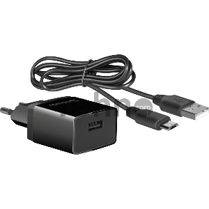 Сетевой адаптер Defender 1xUSB,5V/2.1А, кабель micro-USB (UPC-11) (83556)