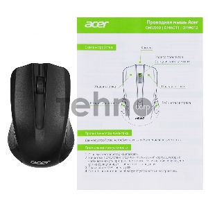 Мышь Acer OMW010 [ZL.MCEEE.001] Mouse USB (2but) black